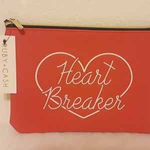 Ruby + Cash 9" Pink Clutch Makeup Pouch